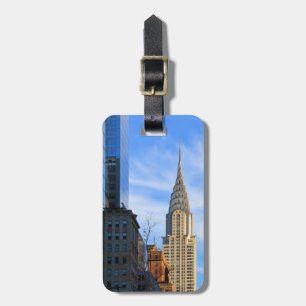 NYC Skyline: Midtown View of the Chrysler Gebäude Gepäckanhänger
