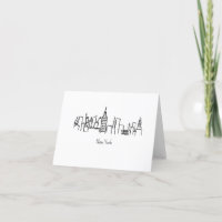NYC Skyline New York Illustration