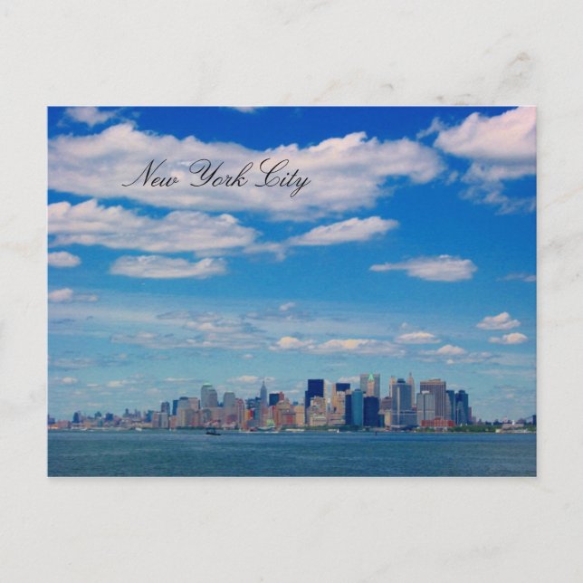 nyc skyline postkarte (Vorderseite)