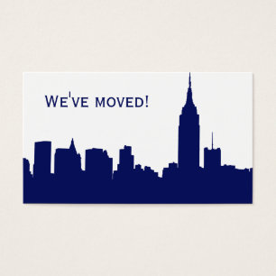 NYC Skyline Silhouette, ESB #1 Blue - Wir haben un