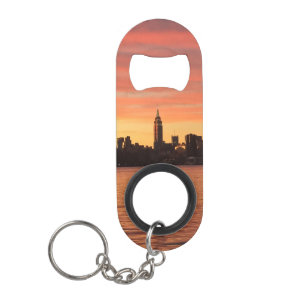 NYC Skyline Sunset Schlüsselbund Flaschenöffner
