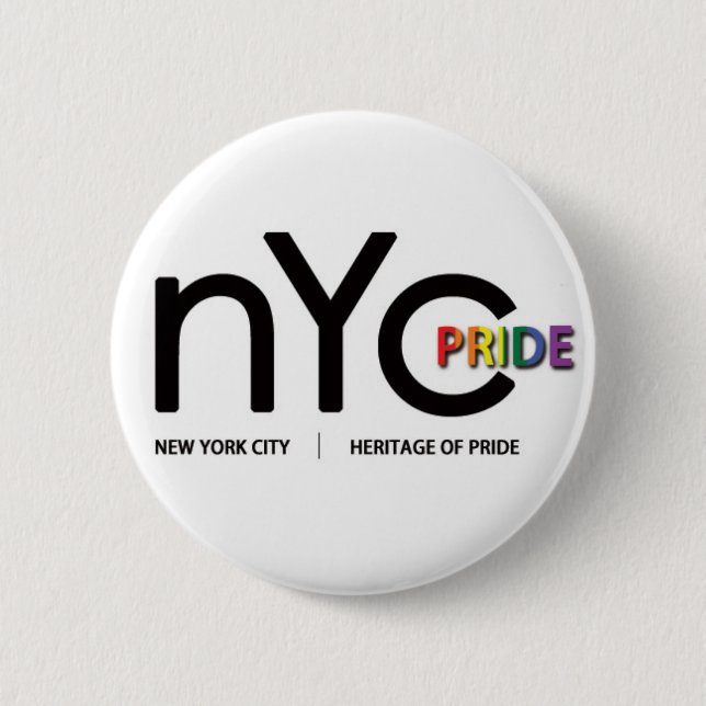 NYC Stolz-offizieller Knopf Button (Vorderseite)