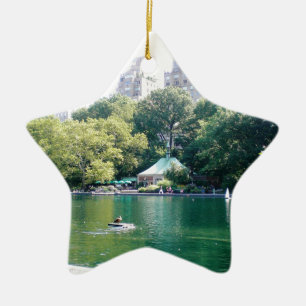 NYC Taverne auf dem Grün Keramikornament