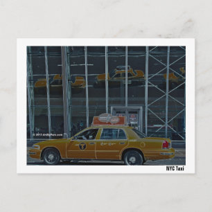 NYC Taxi - Postkarte