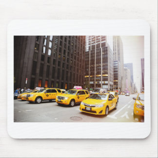 NYC-Taxikabinen in New York Mousepad