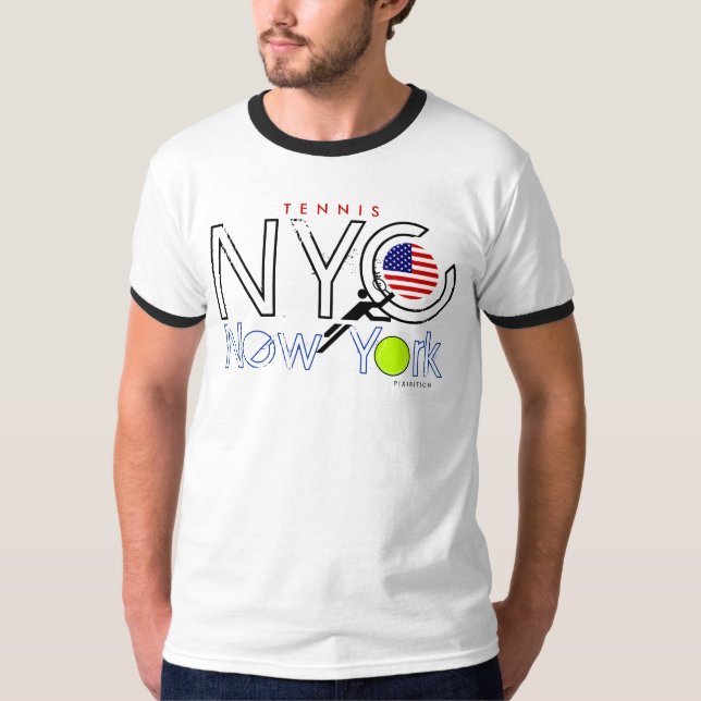 NYC Tennis US öffnen T - Shirt (Vorderseite)