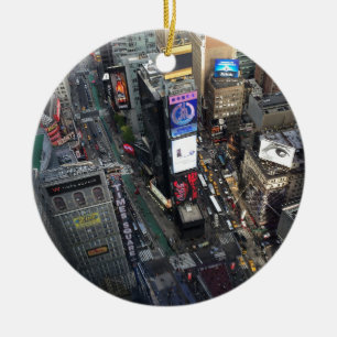 NYC Times Square Keramik Ornament