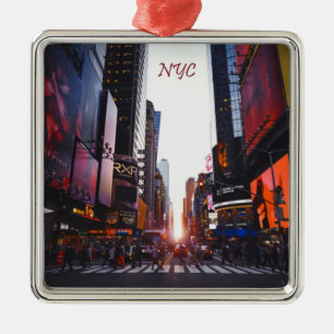 NYC Times Square New York City Ornament Aus Metall