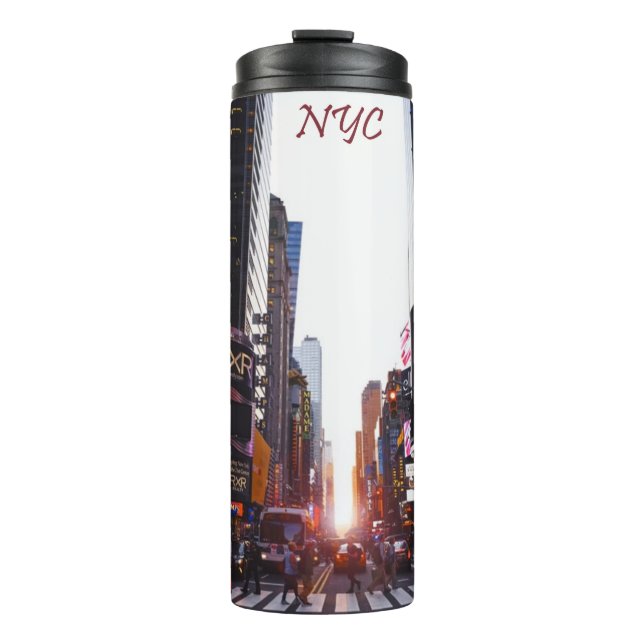 NYC Times Square New York City Thermosbecher (Vorderseite)