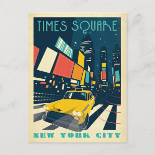 NYC - Times Square Postkarte