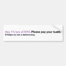 NYC Untergrundbahn-Aufkleber (Demokratie-Ausgabe)