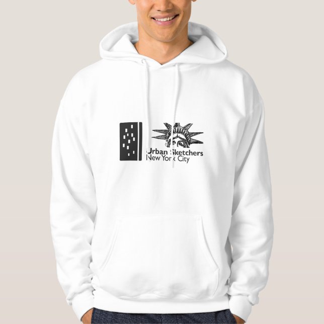 NYC Urban Sketchers Hoodie (Vorderseite)