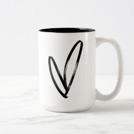 NYC Valentinstag-Kaffeetasse – Liebe in der Stadt Zweifarbige Tasse