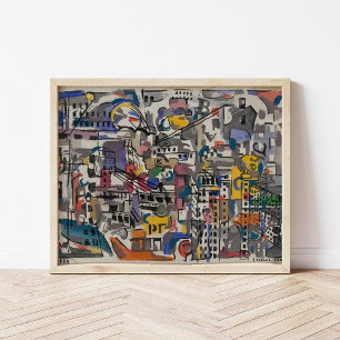 NYC Vogelperspektive Joaquín Torres-García Poster