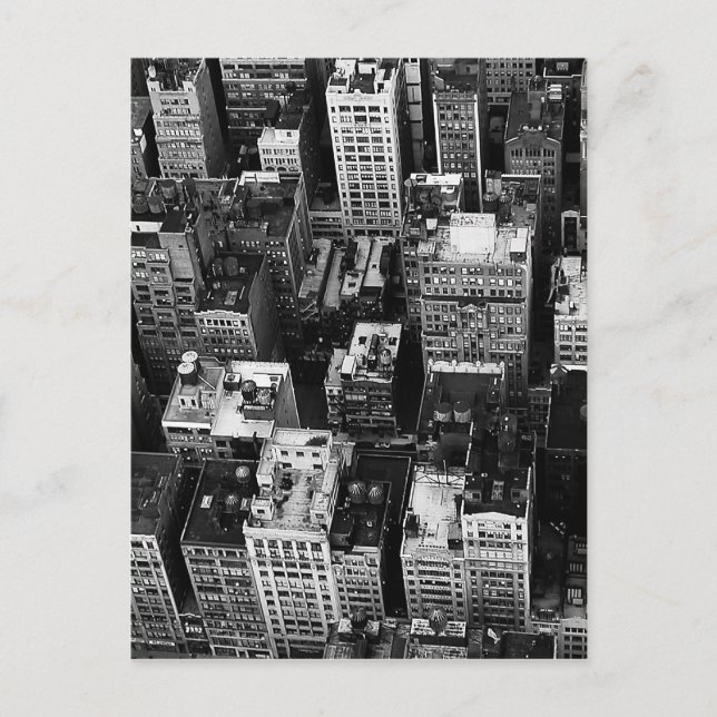 NYC Water Towers Postkarte (Vorderseite)