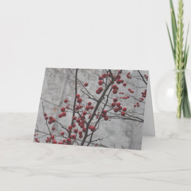 NYC Winter Karte (Vorderseite)