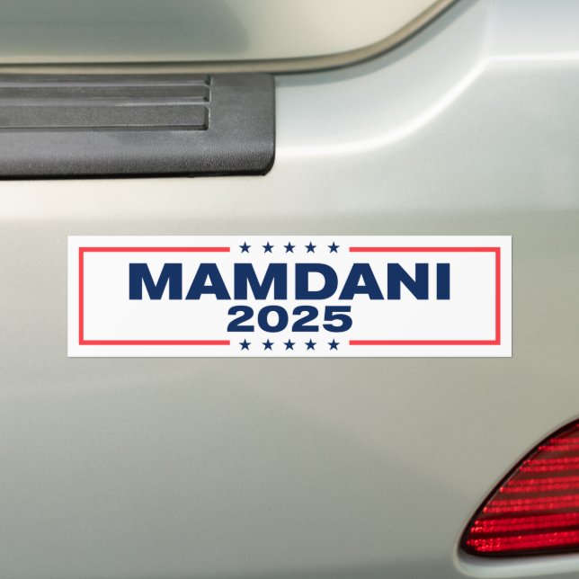 NYC Zohran Mamdani for Mayor 2025 Autoaufkleber (Auf Auto)