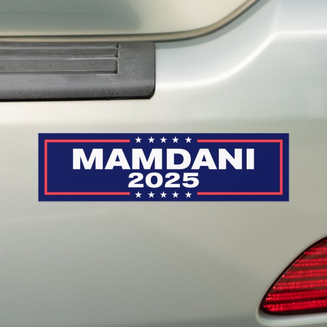 NYC Zohran Mamdani for Mayor 2025 Autoaufkleber (Auf Auto)