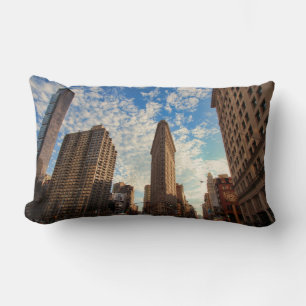 NYCs Flatiron-Gebäude, Weite Ansicht, Fluffige Wol Lendenkissen