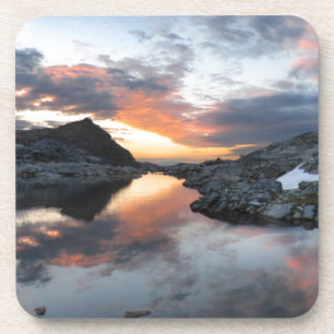 Nydiver Lakes Sunrise 2 - Ansel Adams Wilderness Getränkeuntersetzer