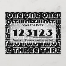 NYE 2023 123123 Wedding Save the Date Postcard