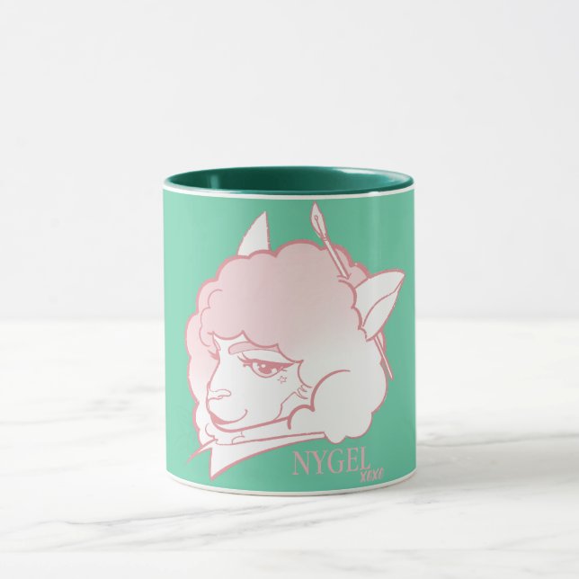 NYGEL-Headshot-Tasse: Baaarbra Tasse (Zentrum)