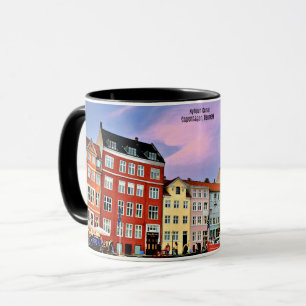Nyhavn Canal, Kopenhagen, Dänemark Tasse
