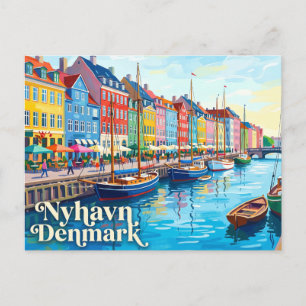 Nyhavn Dänemark Postkarte