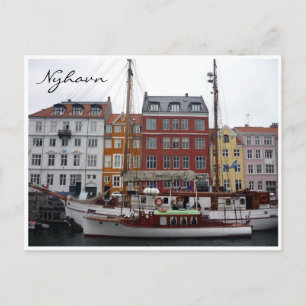 nyhavn denmark postkarte