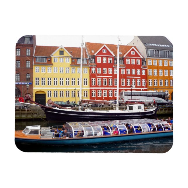 Nyhavn-Fähre Magnet (Horizontal)