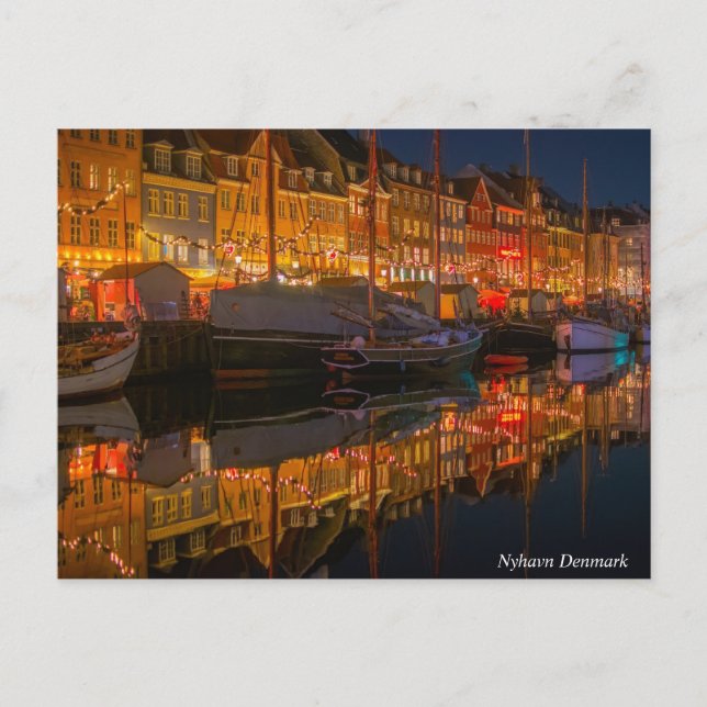 Nyhavn Feiertagspostkarte (Vorderseite)