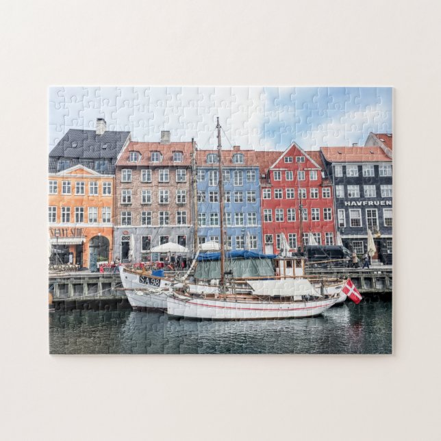 Nyhavn Harbor Puzzle (Horizontal)