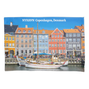 Nyhavn Kopenhagen Dänemark Kissenbezug