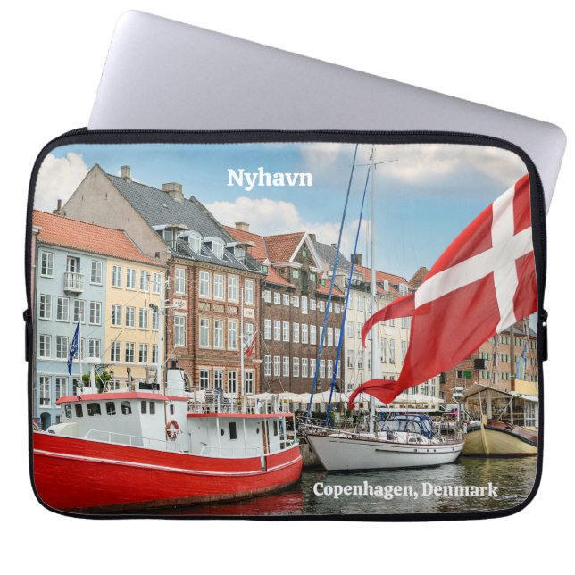 Nyhavn Kopenhagen Dänemark Laptopschutzhülle (Vorderseite)