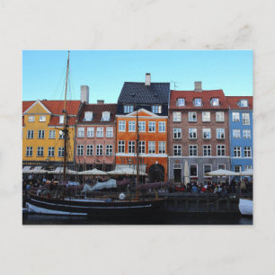 Nyhavn Kopenhagen Dänemark Postkarte