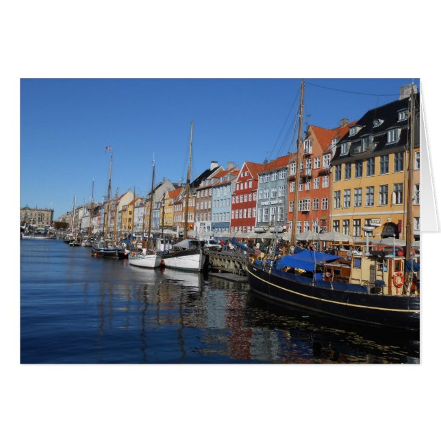 Nyhavn, Kopenhagen in Dänemark (Vorderseite (Horizontal))