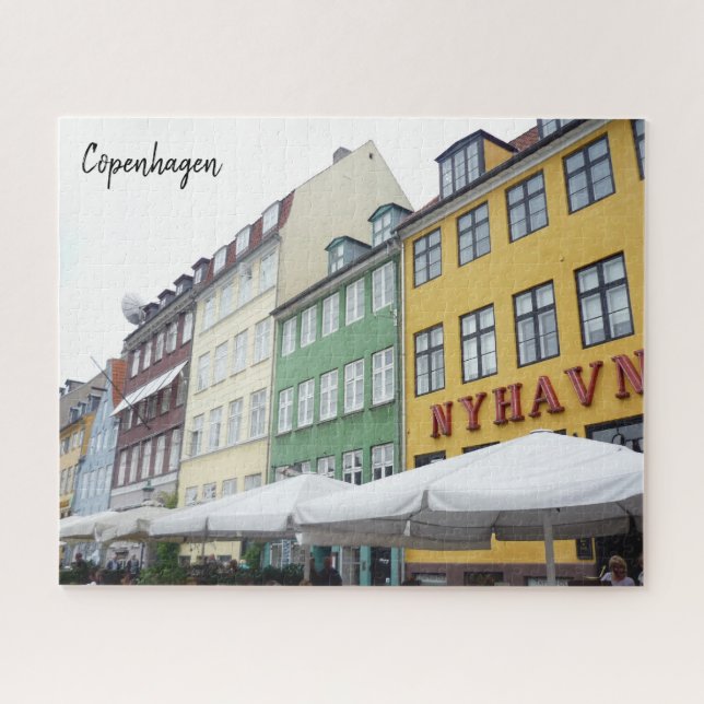 nyhavn Kopenhagen Puzzle (Horizontal)
