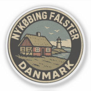 Nykøbing Falster, Dänemark Danmark  Aufkleber