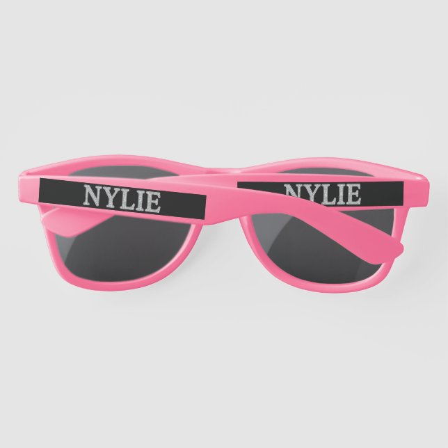 Nylie Diamonds Plastik-Sonnenbrille (Rückseite)