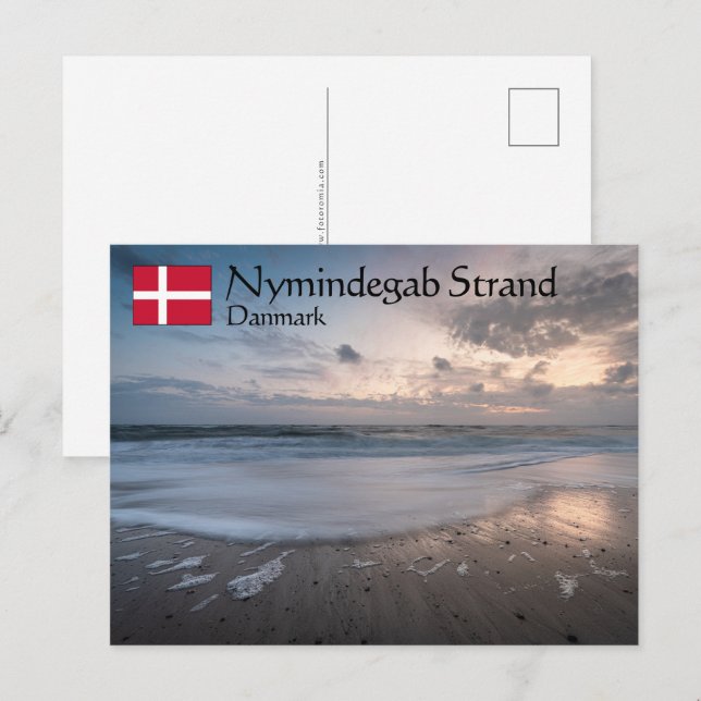 Nymindegab Strand Postkarte (Vorne/Hinten)