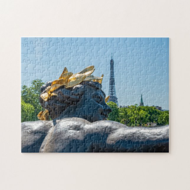 Nymph de la Neva auf der Pont Alexandre III - Pari Puzzle (Horizontal)