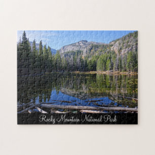 Nymph Lake Rocky Mountain Nationalpark Puzzle