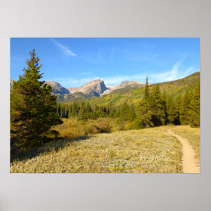 Nymph Lake Trail im frühen Herbst Poster