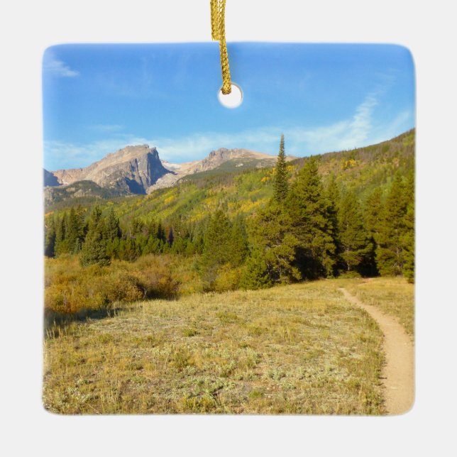 Nymph Seeweg im Frühling Herbst Keramikornament (Vorderseite)