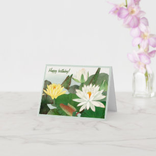 Nymphaea lotus, Alles Gute zum Geburtstag Karte