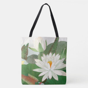 Nymphaea lotus, japanischer Holzschnitt, 1917