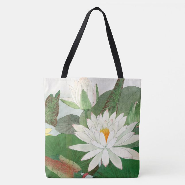 Nymphaea lotus, japanischer Holzschnitt, 1917 (Vorderseite)