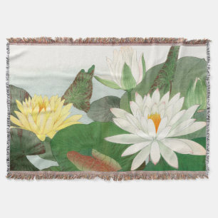 Nymphaea lotus, japanischer Holzschnitt, 1917 Decke