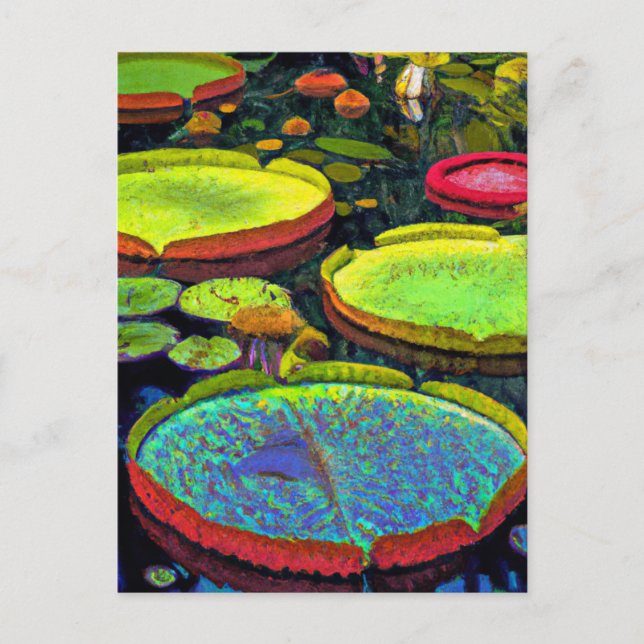 Nymphaeales Postcard Postkarte (Vorderseite)