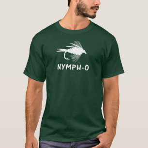 Nymphe-O lustiger Fliegenfischenköder T-Shirt